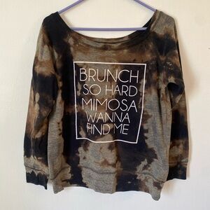 Tie-Dye Graphic Sweatshirt